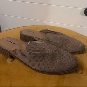 Tan Torrid mules